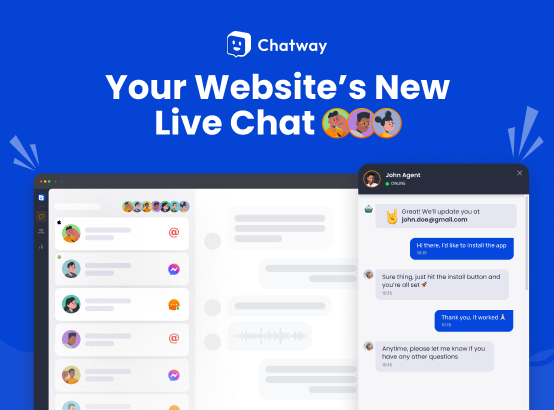 Boost customer engagement and interactions with Chatway live chat