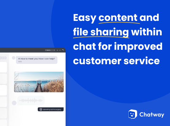 Improve context and relevance on live chat with multimedia files