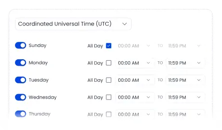 Agent Custom Availability