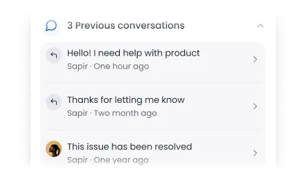 Visitor Identification & Secure Chat History