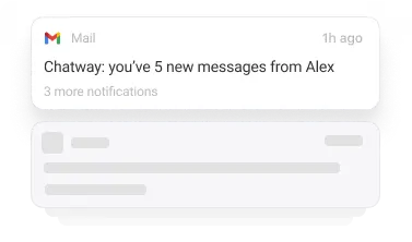 Email Notifications for Unread Chats