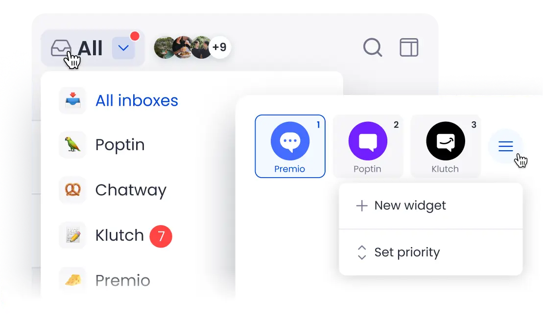 Multiple Inboxes & Widgets