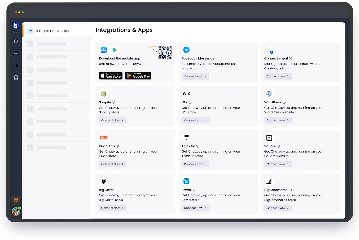 Integrations preview