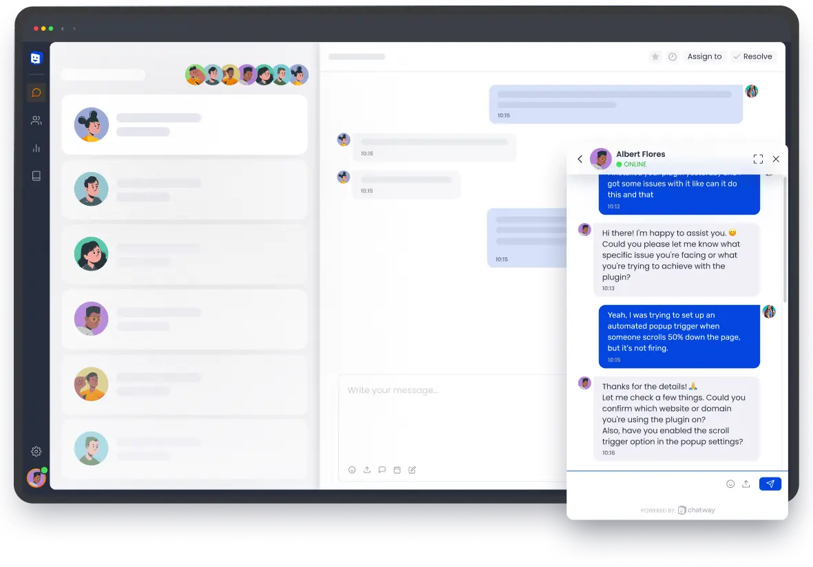 Live Chat preview