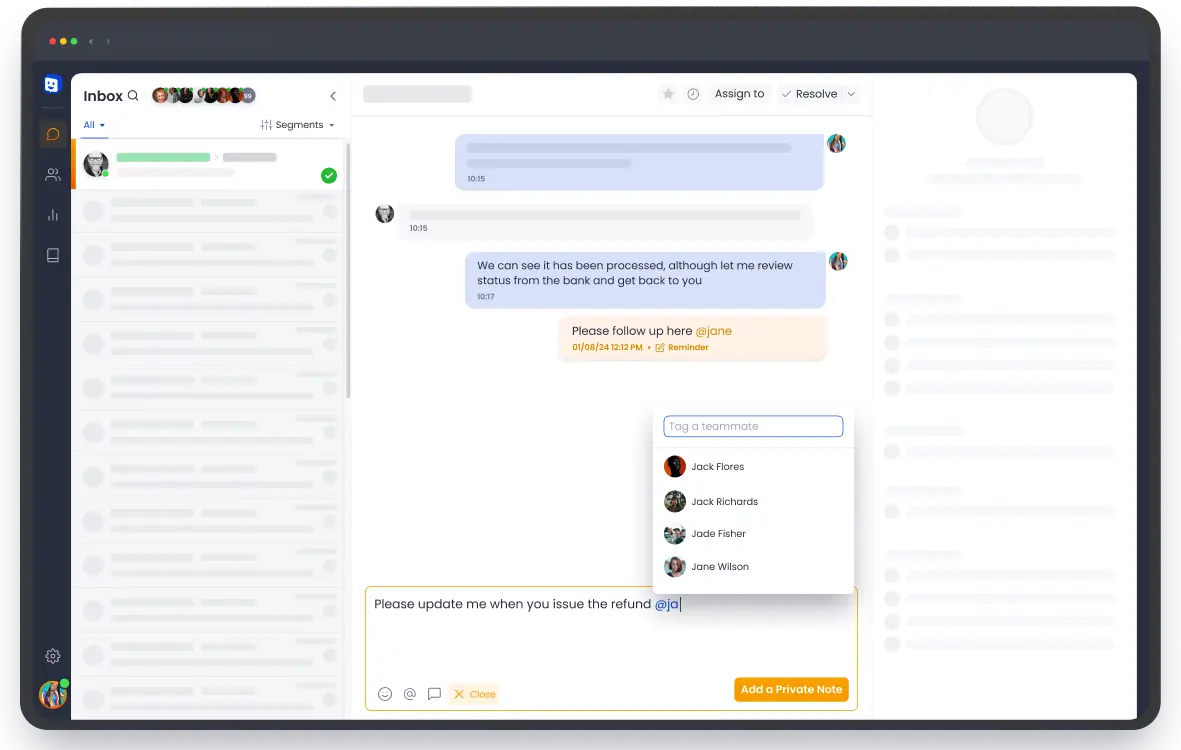 Team collaboration preview