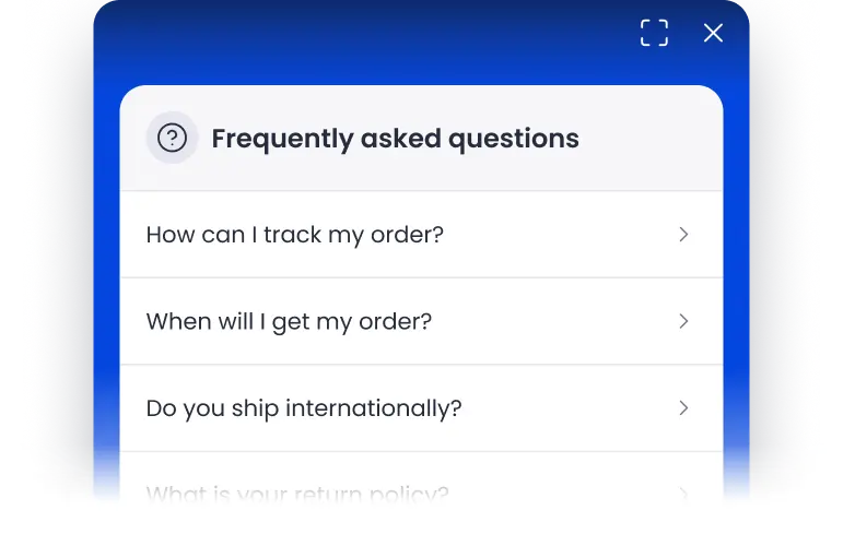 Quick Access to FAQs - thumbnail