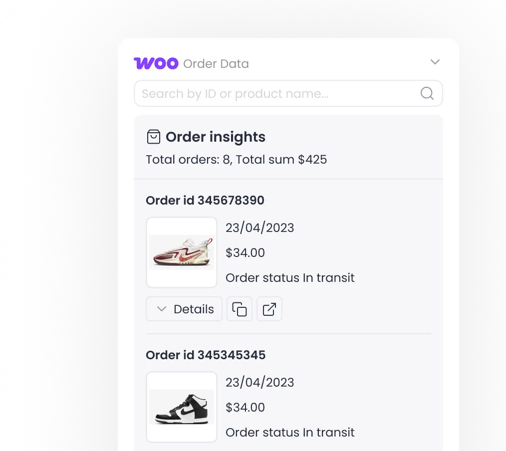 WordPress WooCommerce customer data at your fingertips