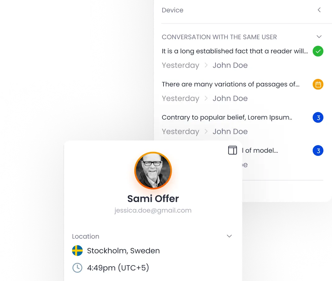 Personalized Chat History for Logged-In Visitors