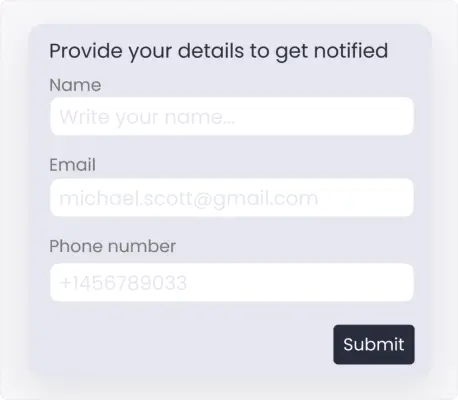 Contact form