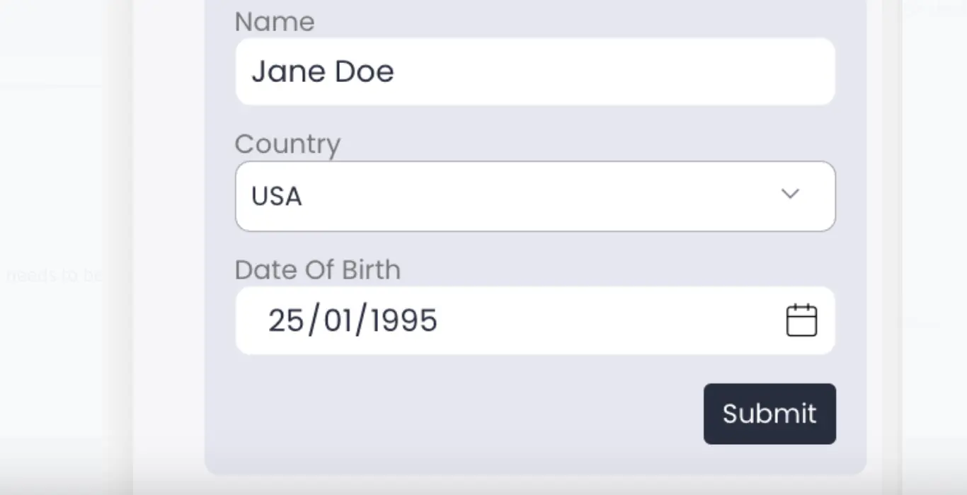 Custom contact fields