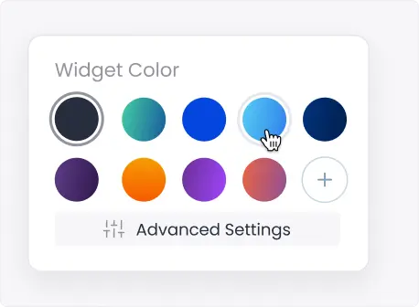 Widget design customization