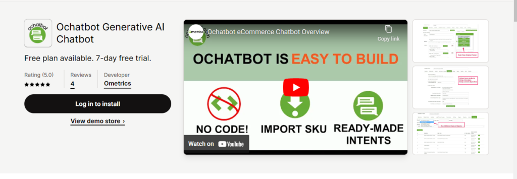 Ochatbot live chat tool