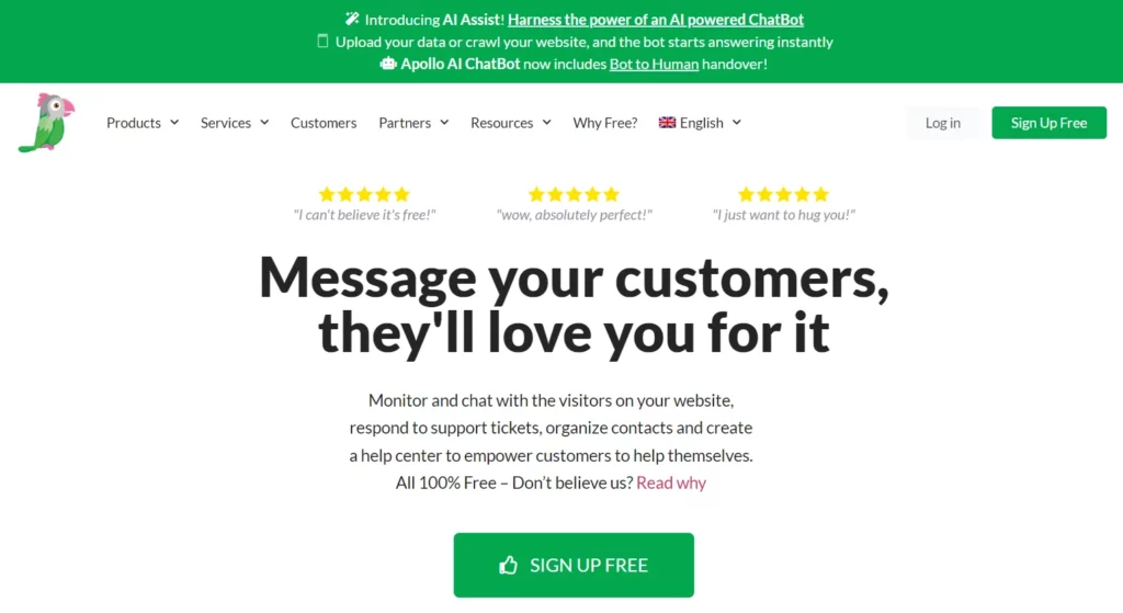 Tawk.to Intercom alternative
