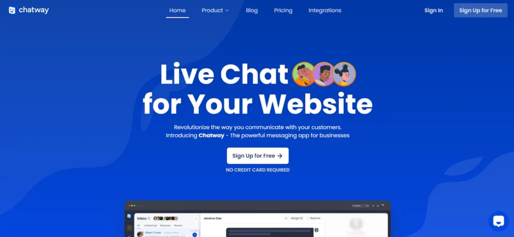 Chatway free live chat tool