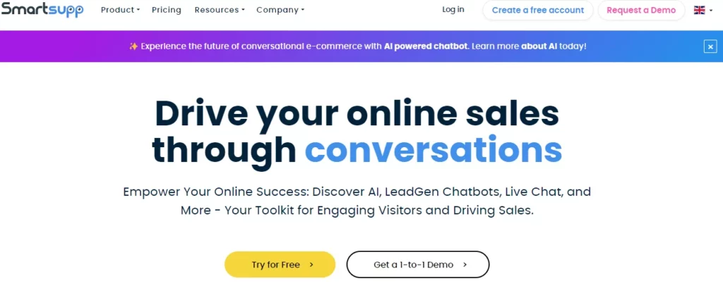 Smartsupp live chat software