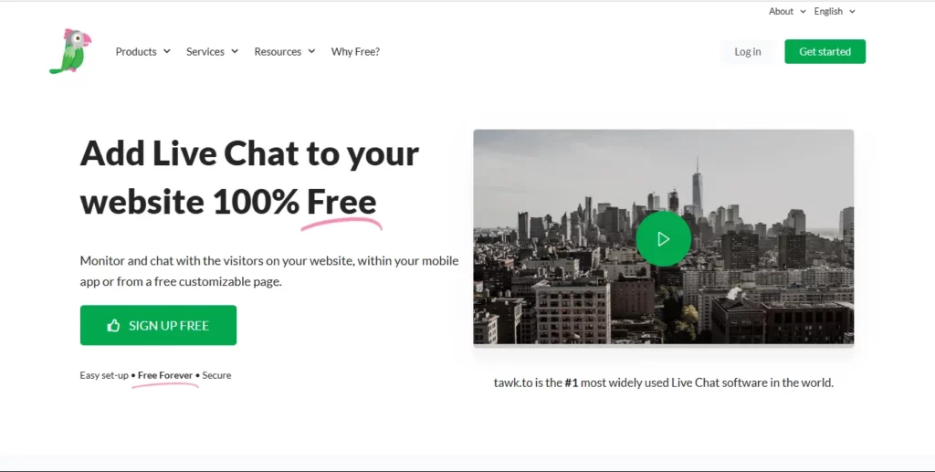 Tawkto Live chat app