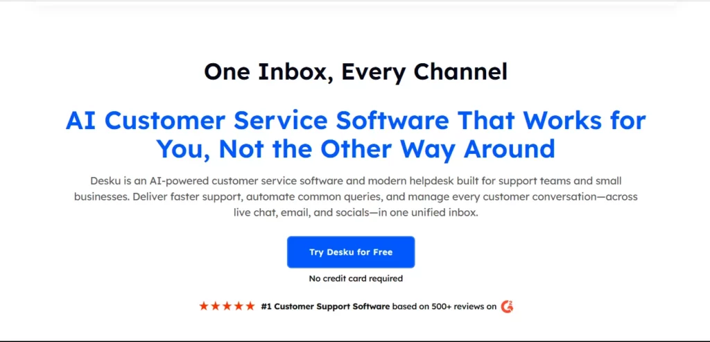 Live chat tool Desku Live chat tool Desku