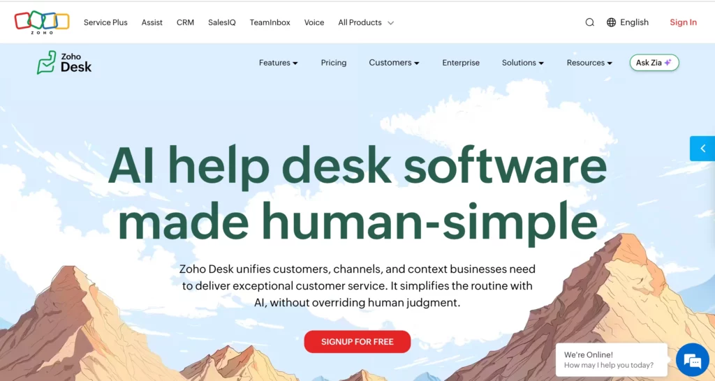 Zoho Desk live chat app live agent alternatives Zoho Desk live chat app live agent alternatives